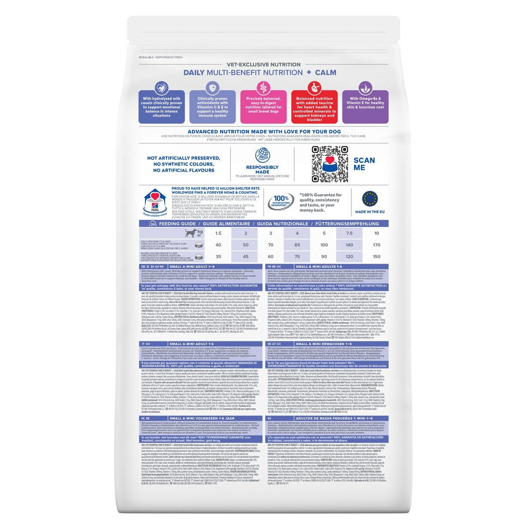 Hill's Multi-Benefit Calm Adult Small & Mini - Hund