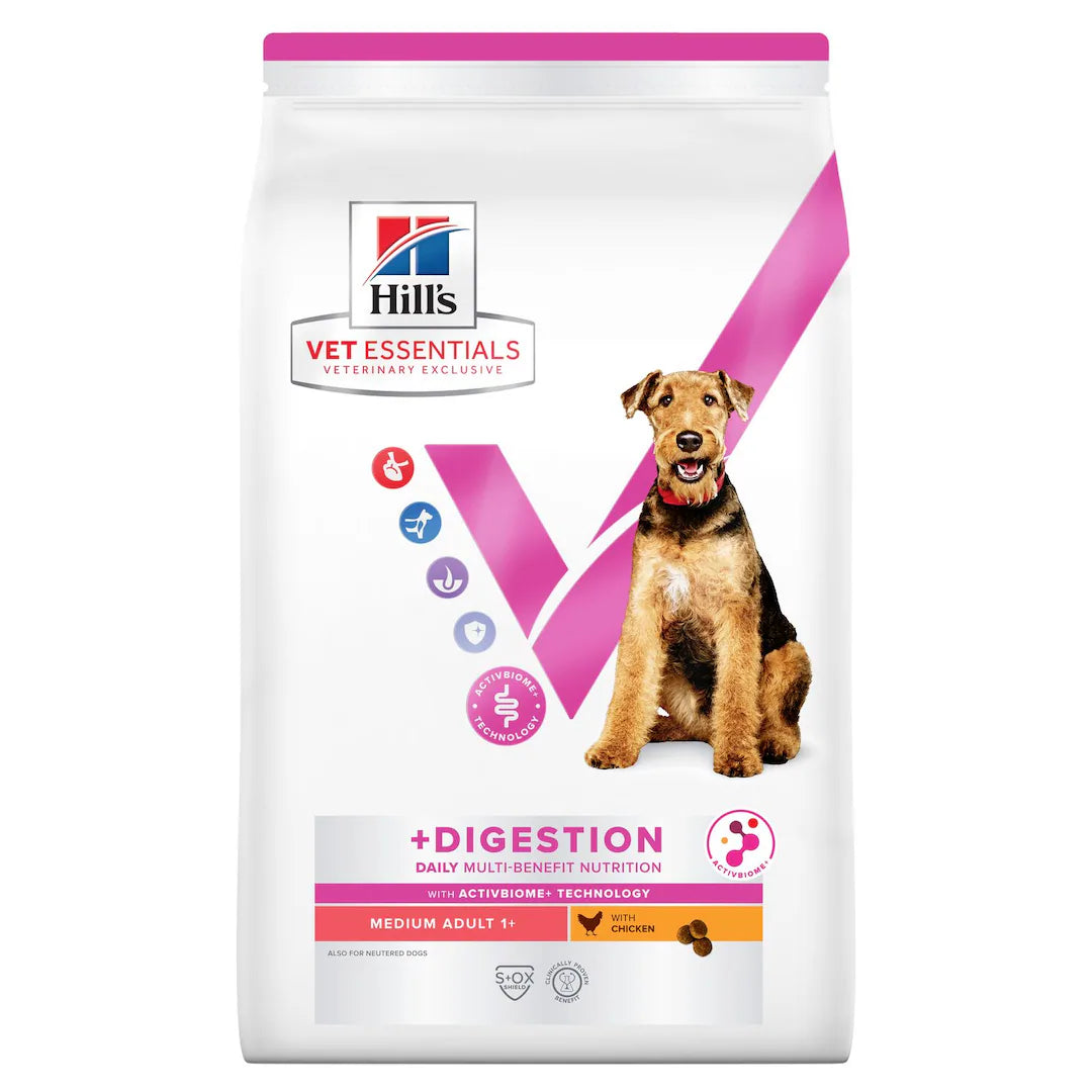 Hill's Multi-Benefit + Digestion Adult 1+ Medium - Hund