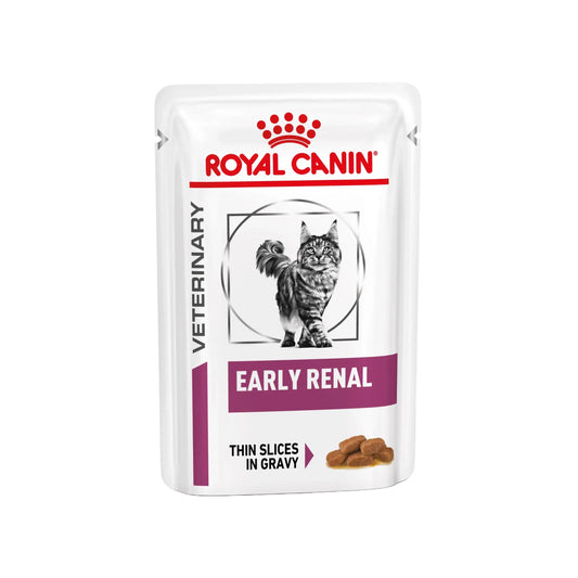Royal Canin Early Renal Katze - Beutel - Royal Canin Veterinary Care Nutrition - Marigin AG Onlineshop für Tierbedarf Royal Canin Early Renal Katze - Beutel - 1 x 12 x 85g Futter