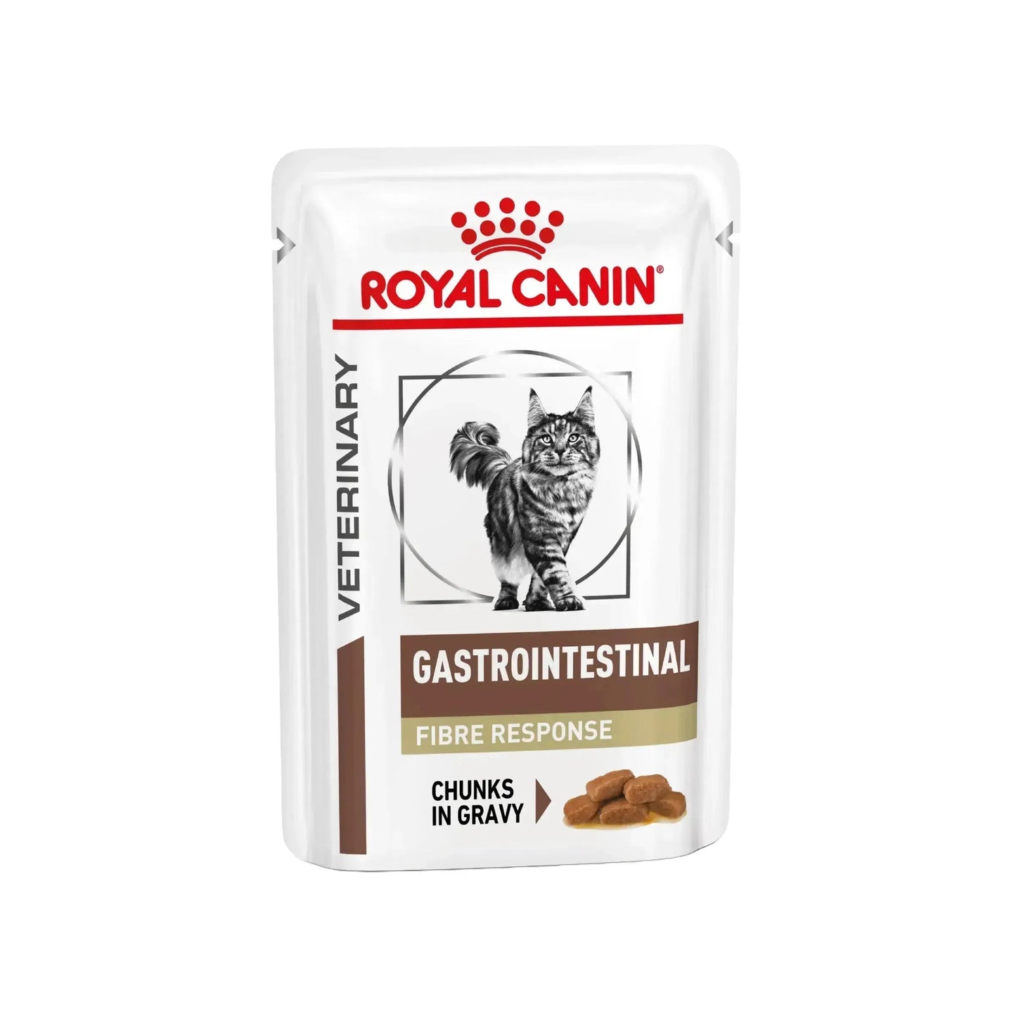Royal Canin Gastrointestinal Fibre Response Katze - Beutel - Royal Canin Veterinary Diet - Marigin AG Onlineshop für Tierbedarf Royal Canin Gastrointestinal Fibre Response Katze - Beutel - Sosse/Gravy / 1 x 12 x 85g Futter