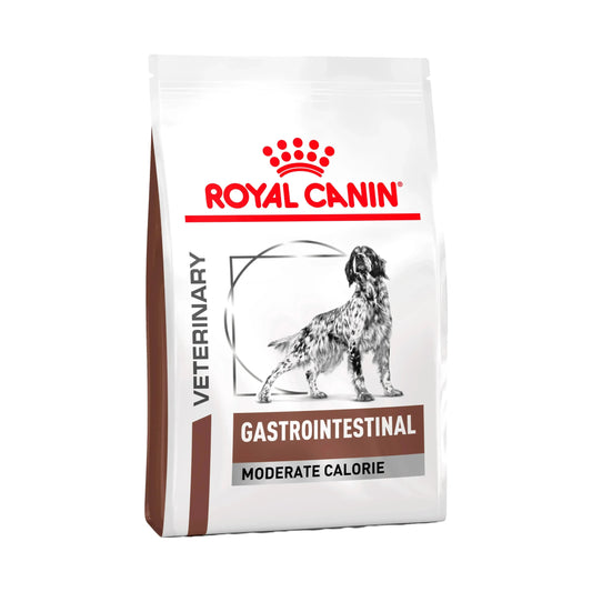Royal Canin Gastrointestinal Moderate Calorie - Hund - Royal Canin Veterinary Diet - Marigin AG Onlineshop für Tierbedarf Royal Canin Gastrointestinal Moderate Calorie - Hund - 2kg Futter