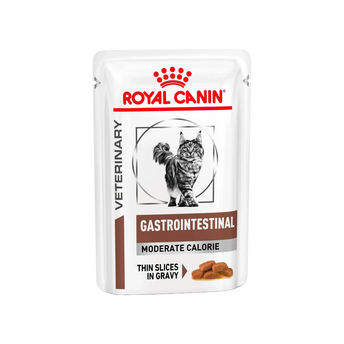 Royal Canin Gastrointestinal Moderate Calorie Katze - Beutel - Royal Canin Veterinary Diet - Marigin AG Onlineshop für Tierbedarf Royal Canin Gastrointestinal Moderate Calorie Katze - Beutel - Sosse/Gravy / 1 x 12 x 85g Futter