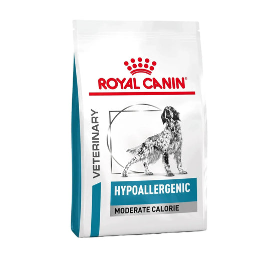 Royal Canin Hypoallergenic Moderate Calorie - Hund - Royal Canin Veterinary Diet - Marigin AG Onlineshop für Tierbedarf Royal Canin Hypoallergenic Moderate Calorie - Hund - 1.5kg Futter