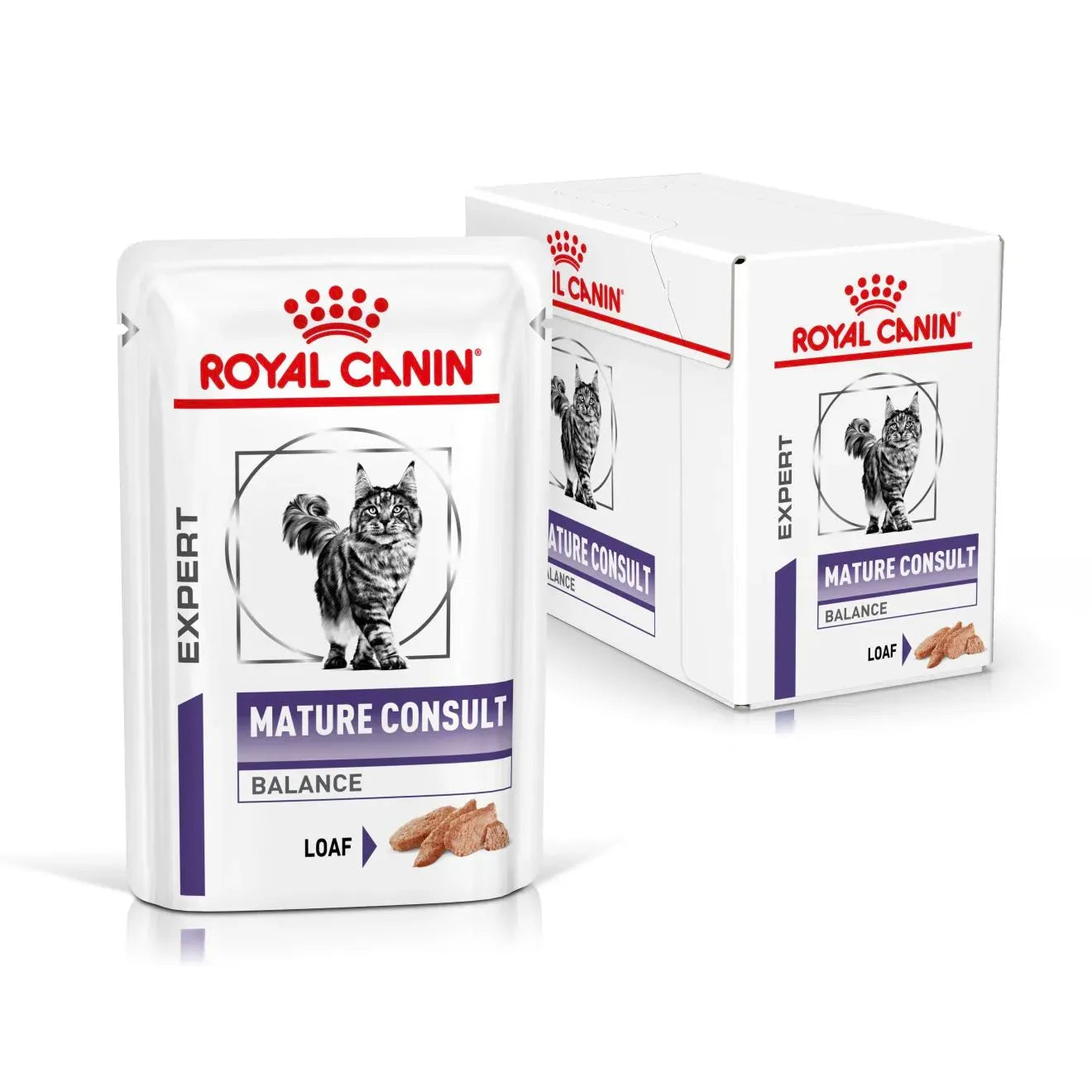 Royal Canin Mature Consult Balance Katze - Beutel - Royal Canin Veterinary Care Nutrition - Marigin AG Onlineshop für Tierbedarf Royal Canin Mature Consult Balance Katze - Beutel - Mousse / Loaf / 1 x 12 x 85 g Futter