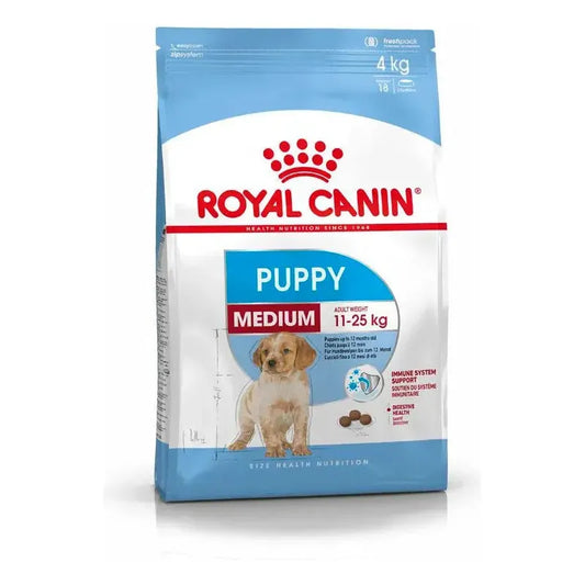 Royal Canin Medium Puppy - Welpen - Royal Canin Veterinary Care Nutrition - Marigin AG Onlineshop für Tierbedarf Royal Canin Medium Puppy - Welpen - 4kg Futter