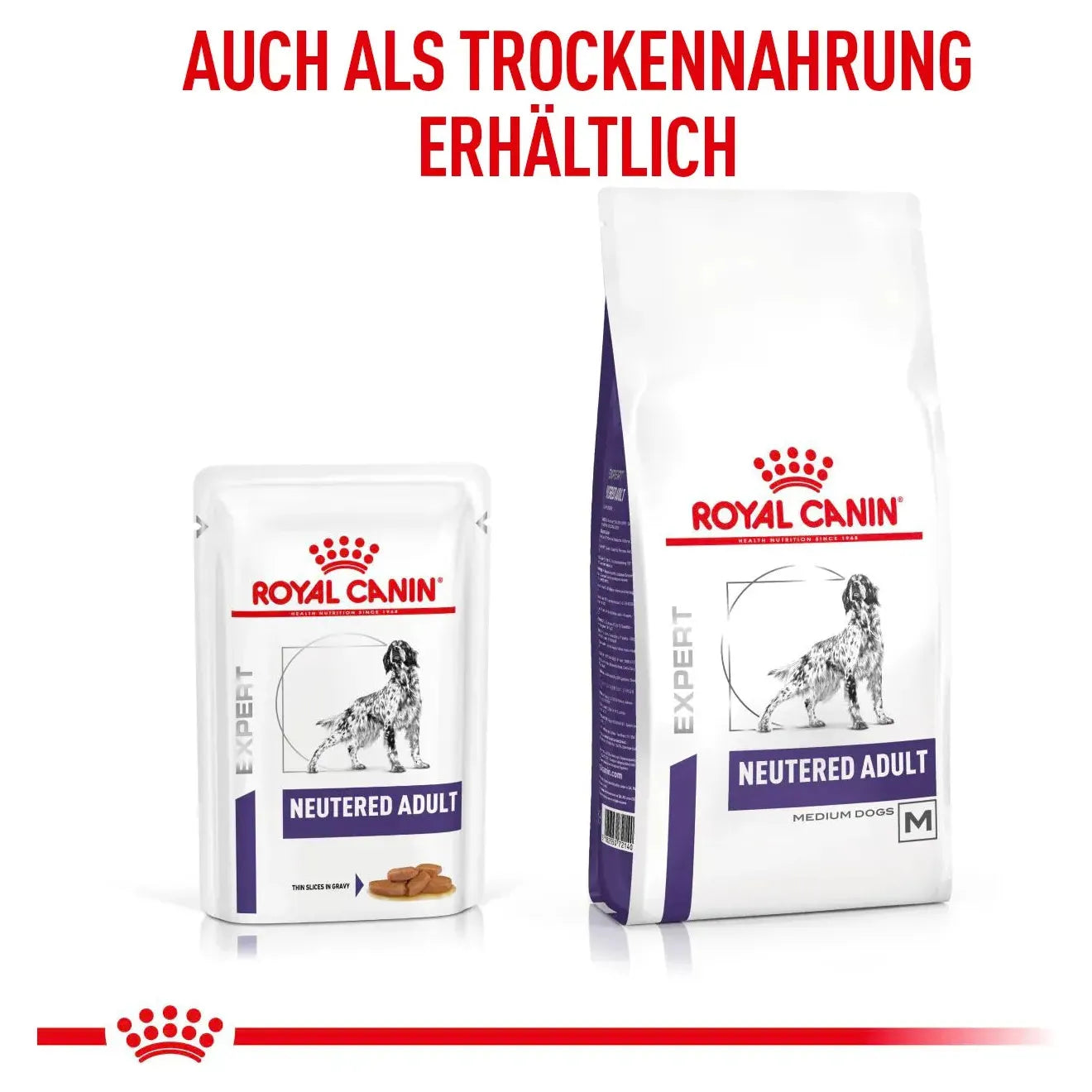 Royal Canin Neutered Adult Hund - Beutel - Royal Canin Veterinary Care Nutrition - Marigin AG Onlineshop für Tierbedarf Royal Canin Neutered Adult Hund - Beutel - Sosse/Gravy / 1 x 12 x 100g Futter