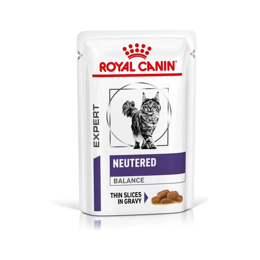Royal Canin Neutered Balance Katze - Beutel (Slices) - Royal Canin Veterinary Care Nutrition - Marigin AG Onlineshop für Tierbedarf Royal Canin Neutered Balance Katze - Beutel (Slices) - Thin Slices / 1 x 12 x 85g Futter