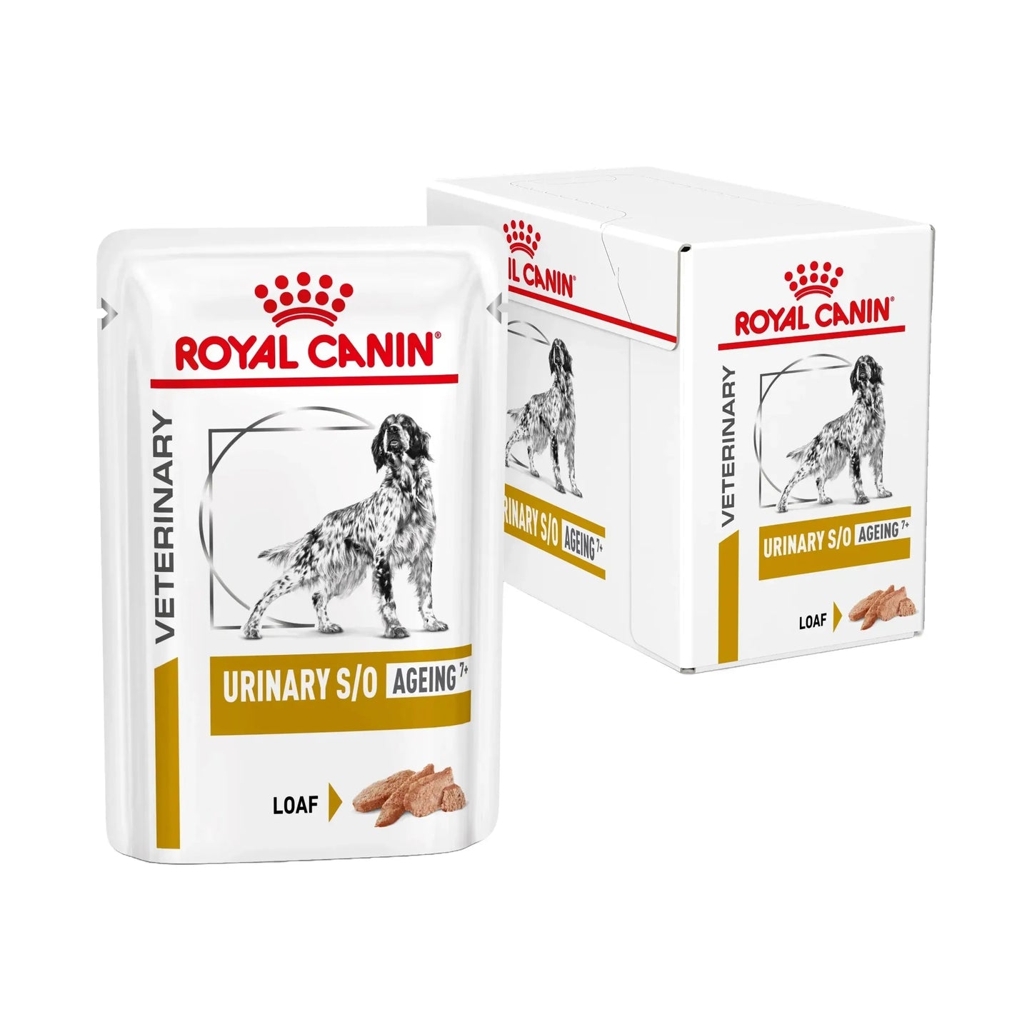 Royal Canin Urinary S/O Ageing 7+ Hund - Beutel - Royal Canin Veterinary Diet - Marigin AG Onlineshop für Tierbedarf Royal Canin Urinary S/O Ageing 7+ Hund - Beutel - Mousse/Loaf / 1 x 12 x 85g Futter