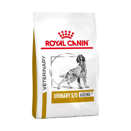 Royal Canin Urinary S/O Ageing 7+ Hund - Royal Canin Veterinary Diet - Marigin AG Onlineshop für Tierbedarf Royal Canin Urinary S/O Ageing 7+ Hund - 3.5 kg Futter