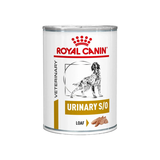 Royal Canin Urinary S/O Hund - Dosen - Royal Canin Veterinary Diet - Marigin AG Onlineshop für Tierbedarf Royal Canin Urinary S/O Hund - Dosen - Mousse/Loaf / 1 x 12 x 200g Futter