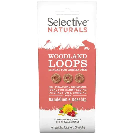Selective Naturals Woodland Loops - SUPREME experts for small pets - Marigin AG Onlineshop für Tierbedarf Selective Naturals Woodland Loops - Default Title Futter Kaninchen
