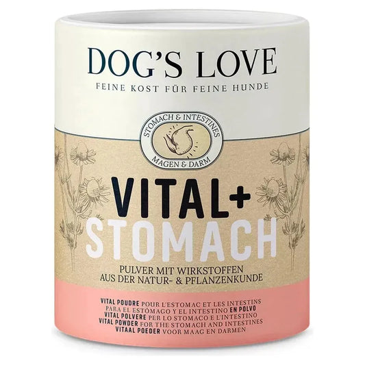 Vital+ Stomach Hund - Pulver - Dog's Love - Marigin AG Onlineshop für Tierbedarf Vital+ Stomach Hund - Pulver - 500 g Ergänzungsfuttermittel
