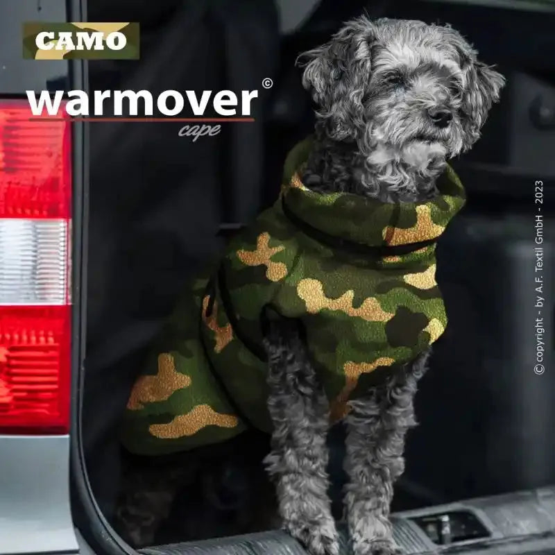 Warmover Cape MINI & DACKEL - Fleece - Action Factory - Marigin AG Onlineshop für Tierbedarf Warmover Cape MINI & DACKEL - Fleece - Mini / 30 cm / Camouflage Mantel