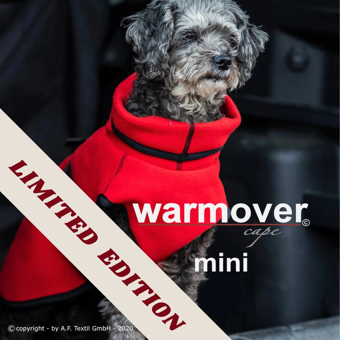 Warmover Cape MINI & DACKEL - Fleece - Action Factory - Marigin AG Onlineshop für Tierbedarf Warmover Cape MINI & DACKEL - Fleece - Mini / 30 cm / Red Fire Mantel