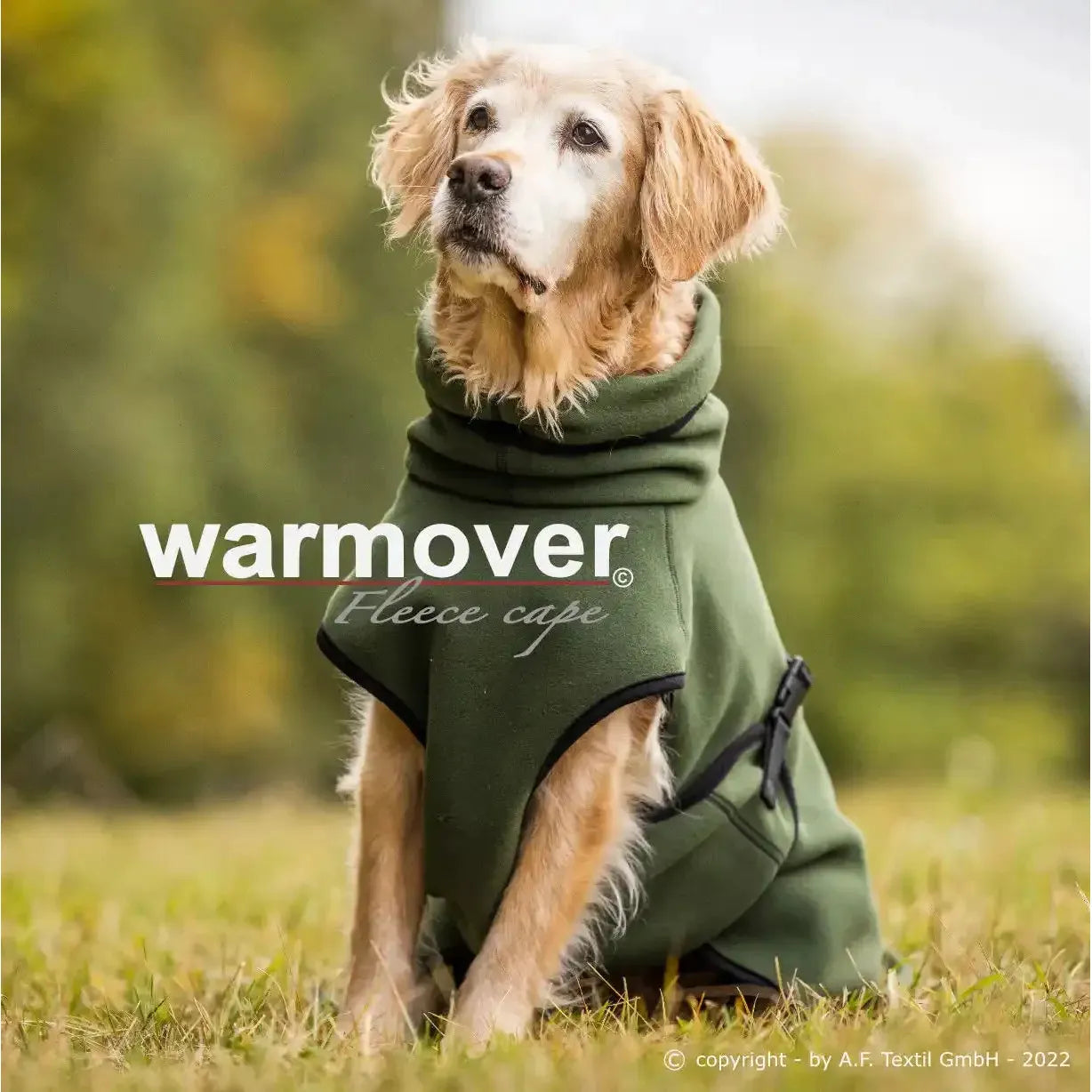 Warmover Cape STANDARD & BIG - Fleece - Action Factory - Marigin AG Onlineshop für Tierbedarf Warmover Cape STANDARD & BIG - Fleece - Standard (XS - XXL) / XS / 51cm / Pine Green Mantel