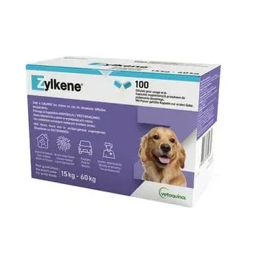 Zylkene 450mg - Vétoquinol - Marigin AG Onlineshop für Tierbedarf Zylkene 450mg - 10 Kapseln Ergänzungsfuttermittel