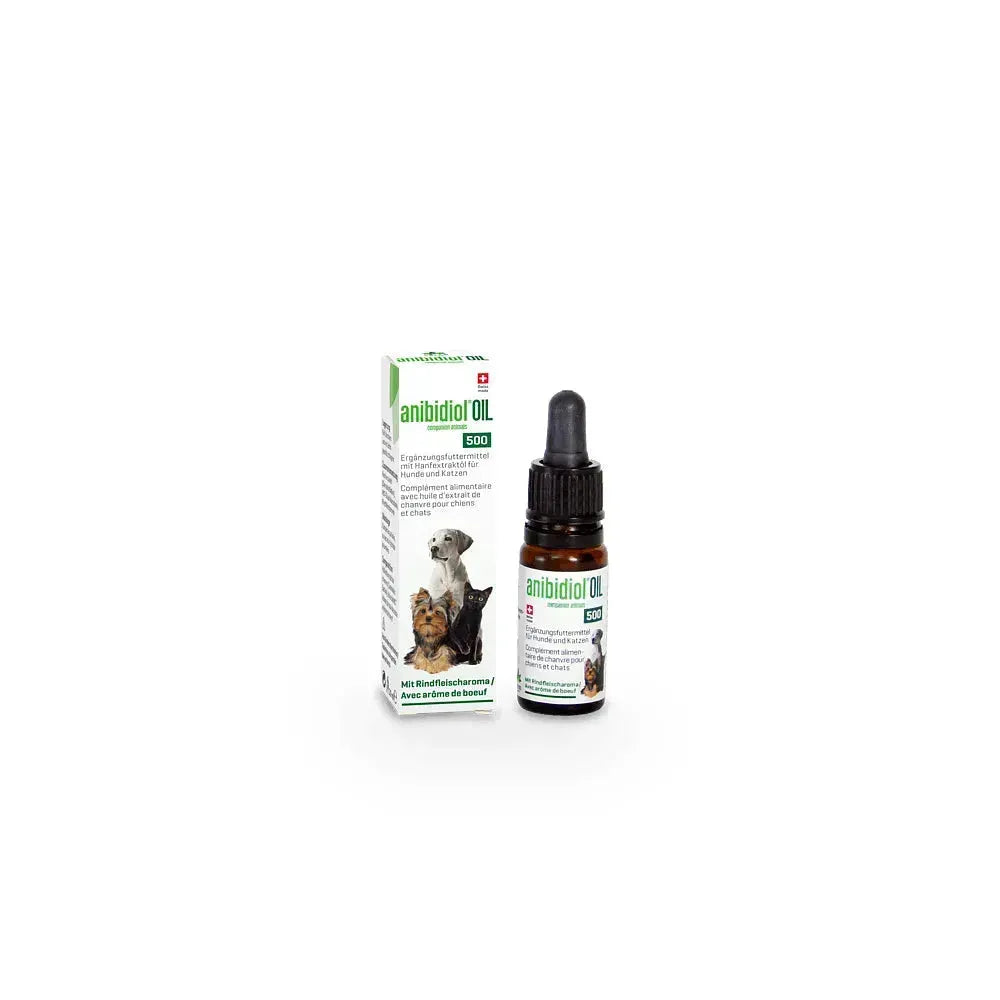 anibidiol nature oil 500 - Creso Pharma - Marigin AG Onlineshop für Tierbedarf anibidiol nature oil 500 - 10ml Ergänzungsfuttermittel
