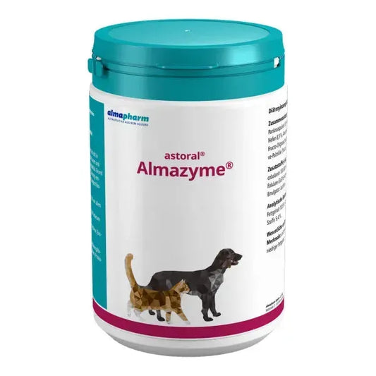 astoral® Almazyme® - almapharm - Marigin AG Onlineshop für Tierbedarf astoral® Almazyme® - 120g Ergänzungsfuttermittel