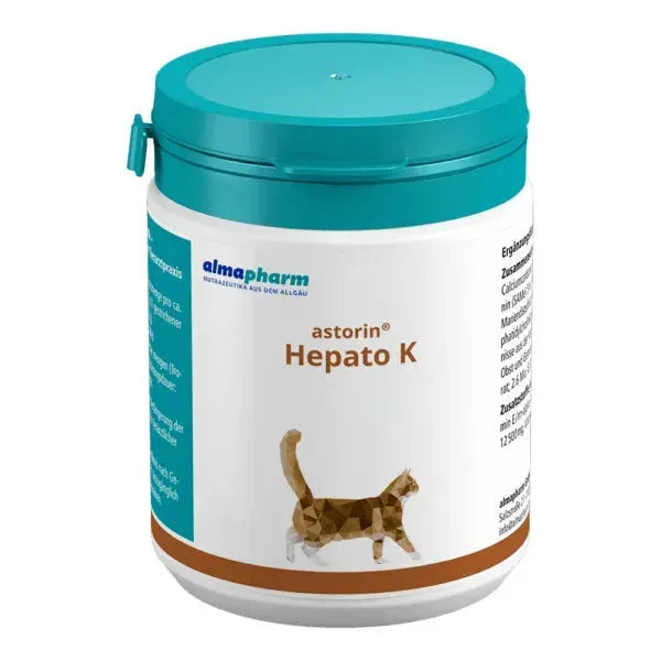 astorin® Hepato K - almapharm - Marigin AG Onlineshop für Tierbedarf astorin® Hepato K - 100g Ergänzungsfuttermittel