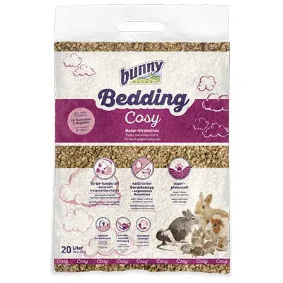 Bedding Cosy Natur-Strohstreu 20l - bunnyNature - Marigin AG Onlineshop für Tierbedarf Bedding Cosy Natur-Strohstreu 20l - 20l Zubehör