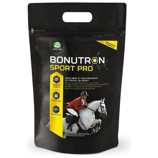 Bonutron Sport Pro Pferd – Pulver - Audevard - Marigin AG Onlineshop für Tierbedarf Bonutron Sport Pro Pferd – Pulver - 3kg Ergänzungsfuttermittel