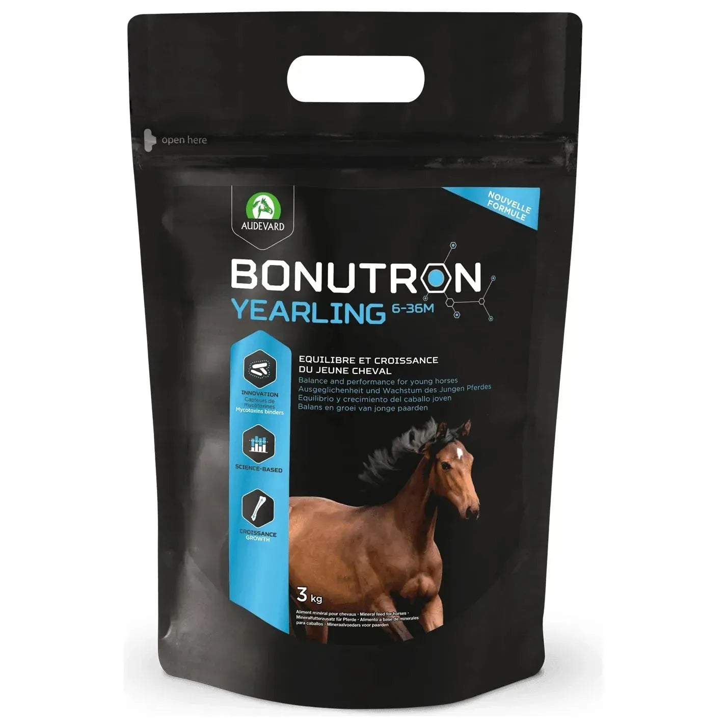 Bonutron Yearling 6-36M - Audevard - Marigin AG Onlineshop für Tierbedarf Bonutron Yearling 6-36M - 3kg Ergänzungsfuttermittel