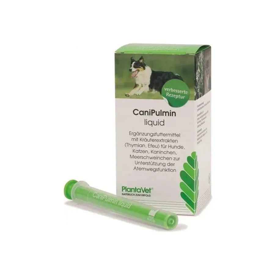 Canipulmin liquid - PlantaVet - Marigin AG Onlineshop für Tierbedarf Canipulmin liquid - 100ml Ergänzungsfuttermittel