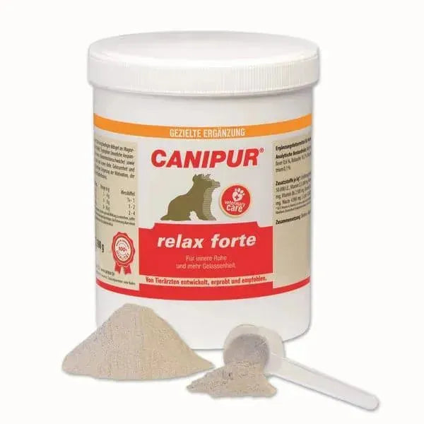 Canipur Relax forte - Vetripharm - Marigin AG Onlineshop für Tierbedarf Canipur Relax forte - 150g Ergänzungsfuttermittel