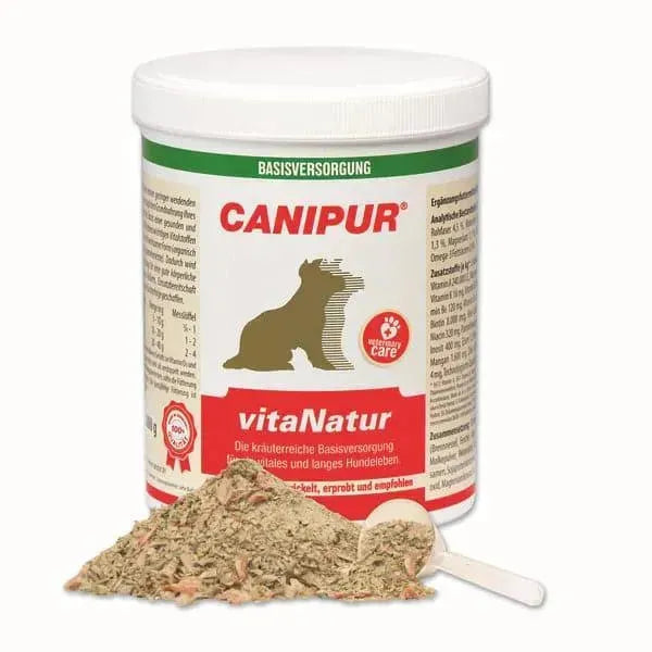 Canipur VitaNatur - Vetripharm - Marigin AG Onlineshop für Tierbedarf Canipur VitaNatur - 500g Ergänzungsfuttermittel