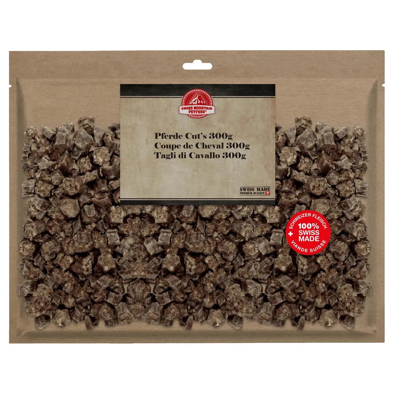 Cavallinos Pferde Cut's - Hund - Swiss Mountain Petfood - Marigin AG Onlineshop für Tierbedarf Cavallinos Pferde Cut's - Hund - 1 x 300g Kauartikel