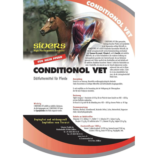 Sivers - 6kg - Conditionol Vet - Marigin AG Onlineshop für Tierbedarf