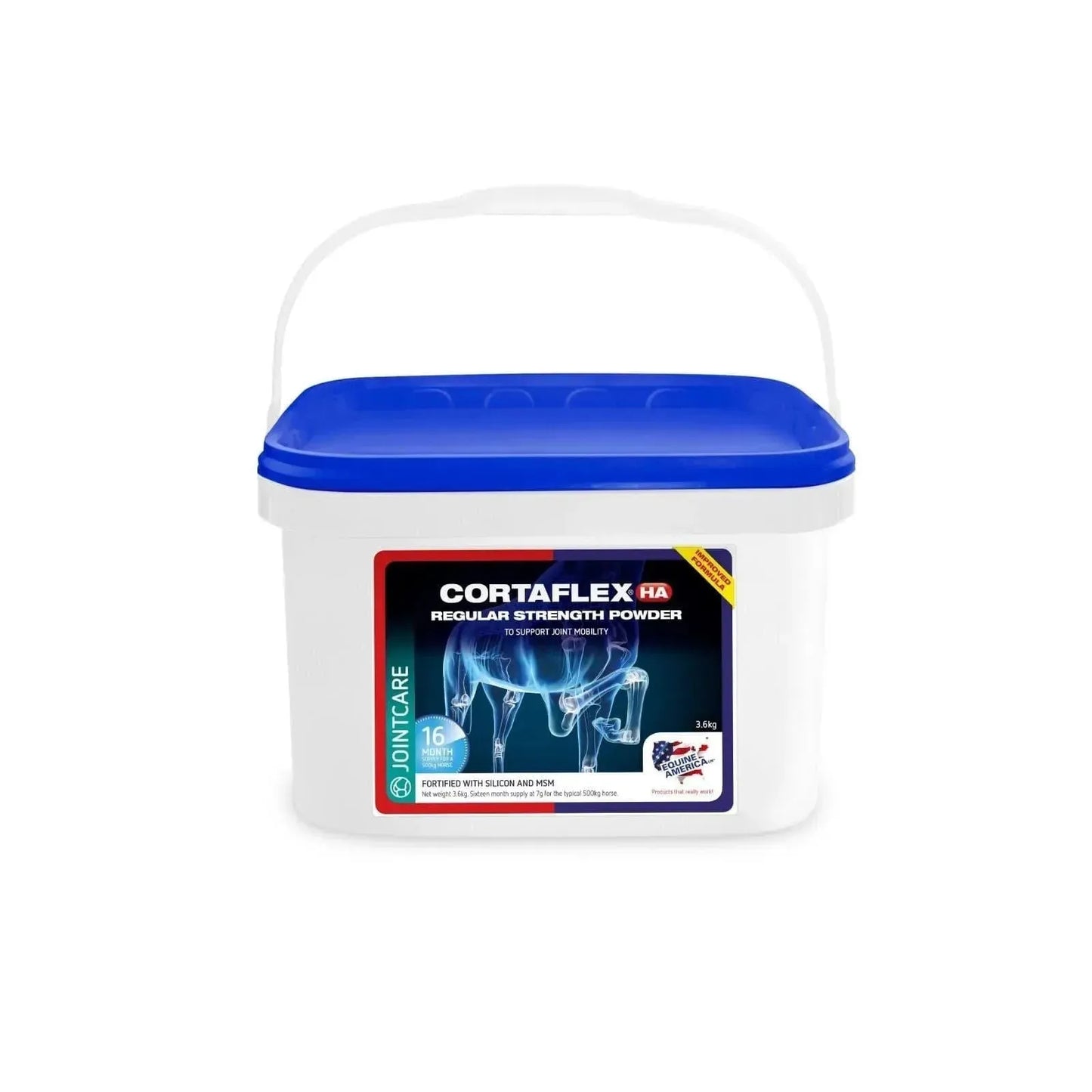 CortaFlex HA Regular Powder Pferd - Pulver - Equine America - Marigin AG Onlineshop für Tierbedarf CortaFlex HA Regular Powder Pferd - Pulver - 900 g Ergänzungsfuttermittel