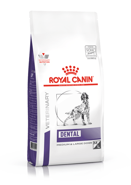 Dental Dog - Royal Canin Veterinary Diet - Alter:Adult, Alter:Senior, erkrankung:Zähne, Futterart:Trocken, Geschmack:Huhn, Tierart:Hund - Marigin AG Onlineshop für Tierbedarf