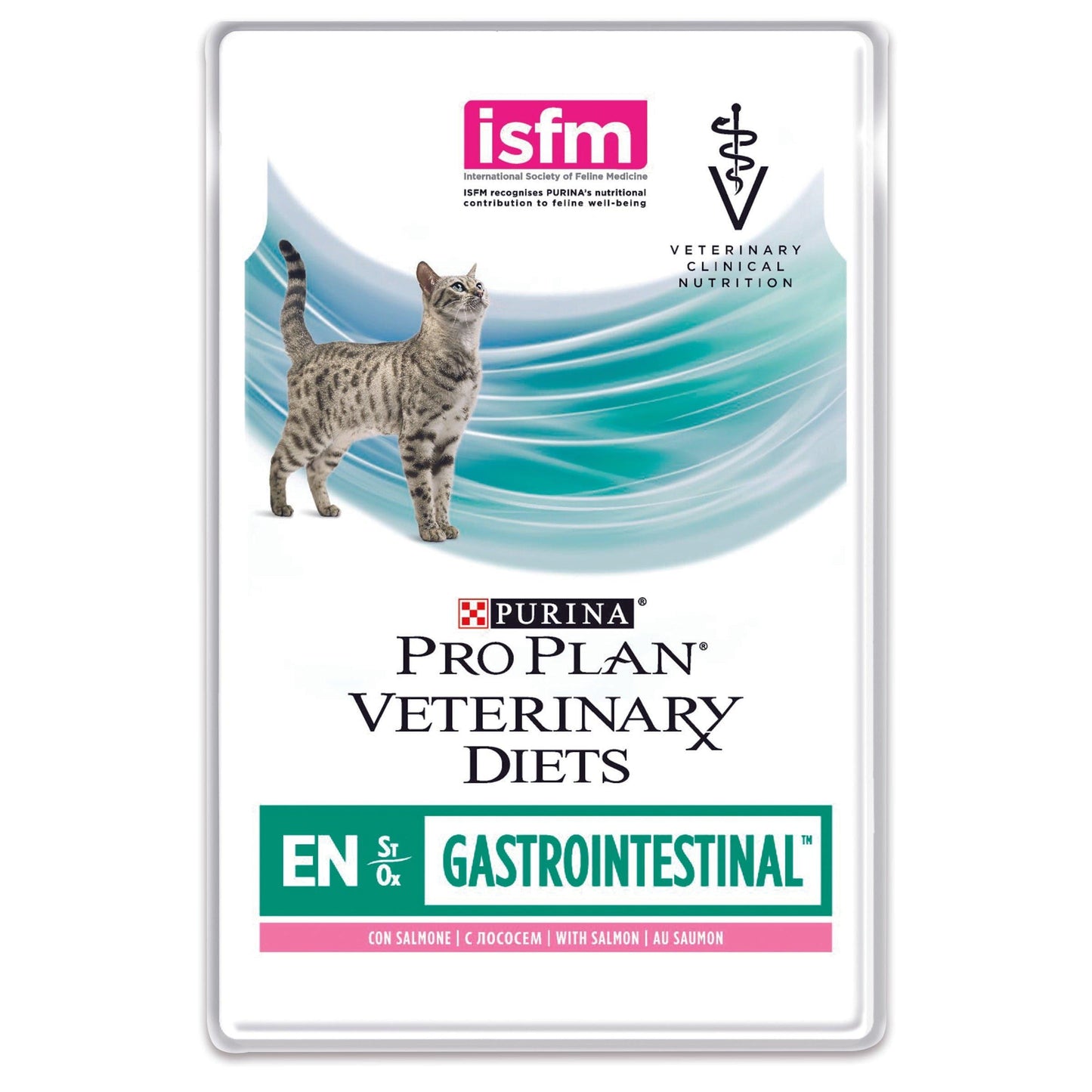 EN Katze Gastrointestinal Beutel - Purina Veterinary Diets - Alter:Adult, Alter:Senior, Alter:Welpen, Erkrankung:Bauchspeicheldrüse, erkrankung:leber, Erkrankung:Magen-Darm, Erkrankung:zur Erholung, Futterart:Nass, Geschmack:Huhn, Geschmack:Lachs, Tierart:Katze - Marigin AG Onlineshop für Tierbedarf