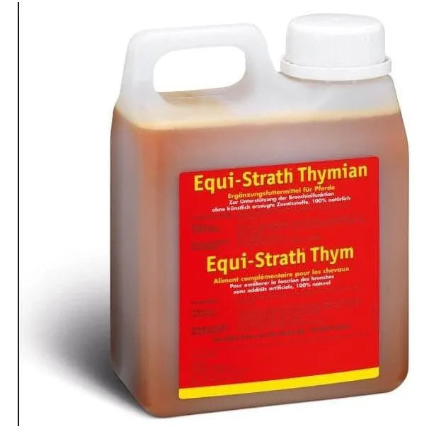 Equi-Strath Thymian - Bio-Strath AG - Darreichungsform:Flüssigkeit, Ergänzungsfuttermittel:Atemwege, Tierart:Pferd - Marigin AG Onlineshop für Tierbedarf