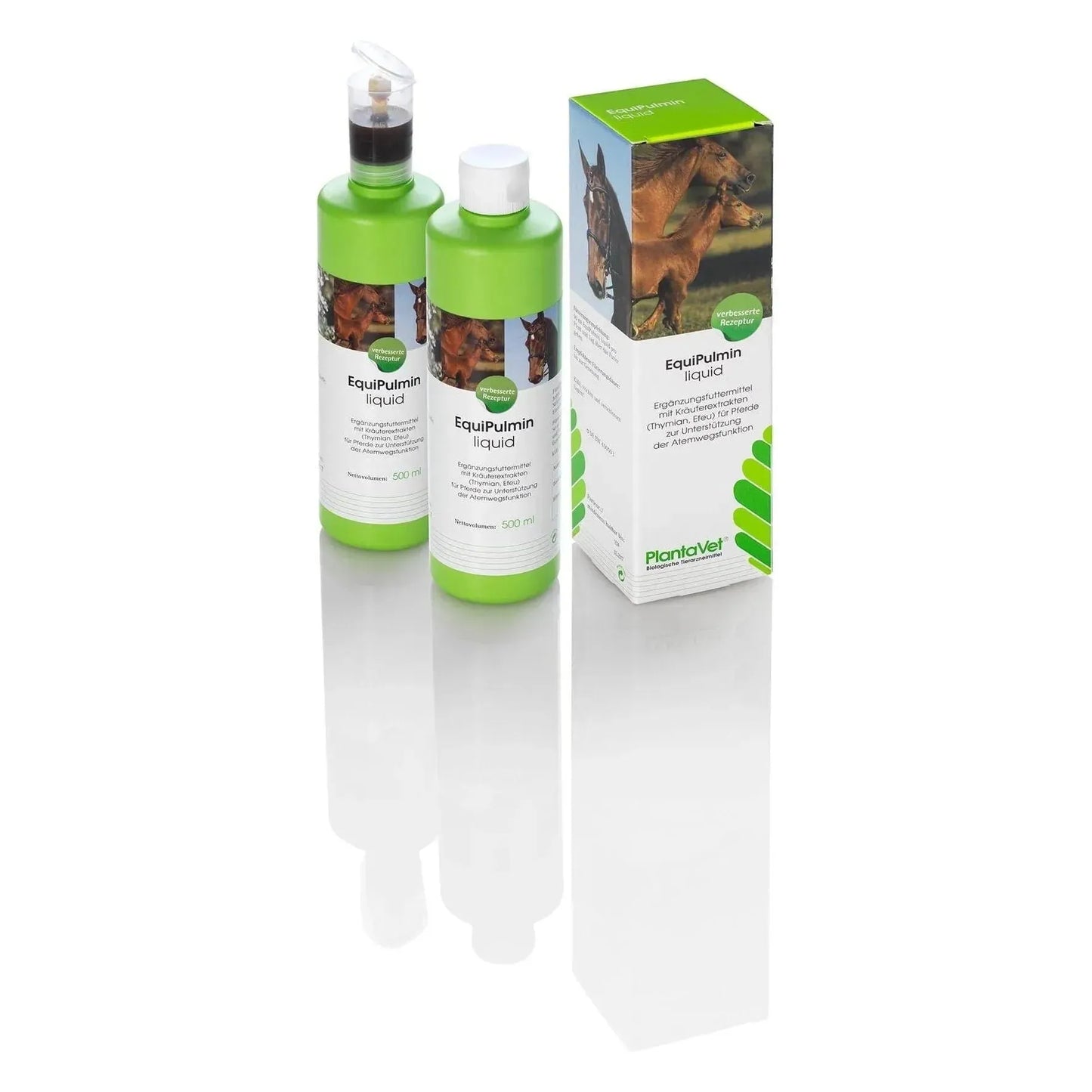 EquiPulmin - PlantaVet - Marigin AG Onlineshop für Tierbedarf EquiPulmin - 500ml Ergänzungsfuttermittel