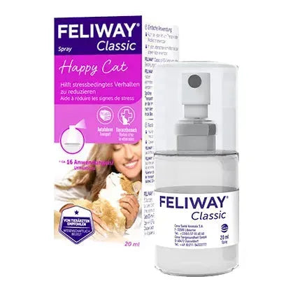 Feliway Classic - Spray - Ceva - Marigin AG Onlineshop für Tierbedarf Feliway Classic - Spray - Transport / 20ml Verhaltensprobleme/Stress
