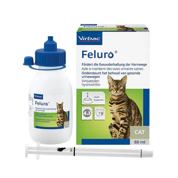Feluro - Virbac - Marigin AG Onlineshop für Tierbedarf Feluro - 60ml Ergänzungsfuttermittel