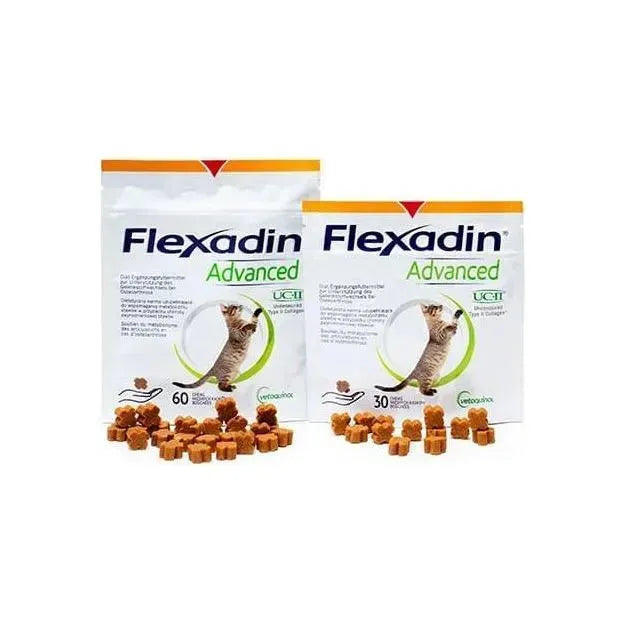 Flexadin Advanced Katze - Vétoquinol - Marigin AG Onlineshop für Tierbedarf Flexadin Advanced Katze - 30 Stück Ergänzungsfuttermittel