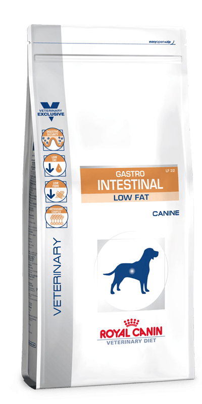 Gastro Intestinal Low Fat Dog - Royal Canin Veterinary Diet - Alter:Adult, Alter:Senior, Erkrankung:Bauchspeicheldrüse, Erkrankung:Magen-Darm, Futterart:Trocken, Geschmack:Huhn, Tierart:Hund - Marigin AG Onlineshop für Tierbedarf