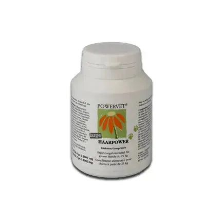 Haarpower - Powervet - Marigin AG Onlineshop für Tierbedarf Haarpower - large 120 Stück Ergänzungsfuttermittel