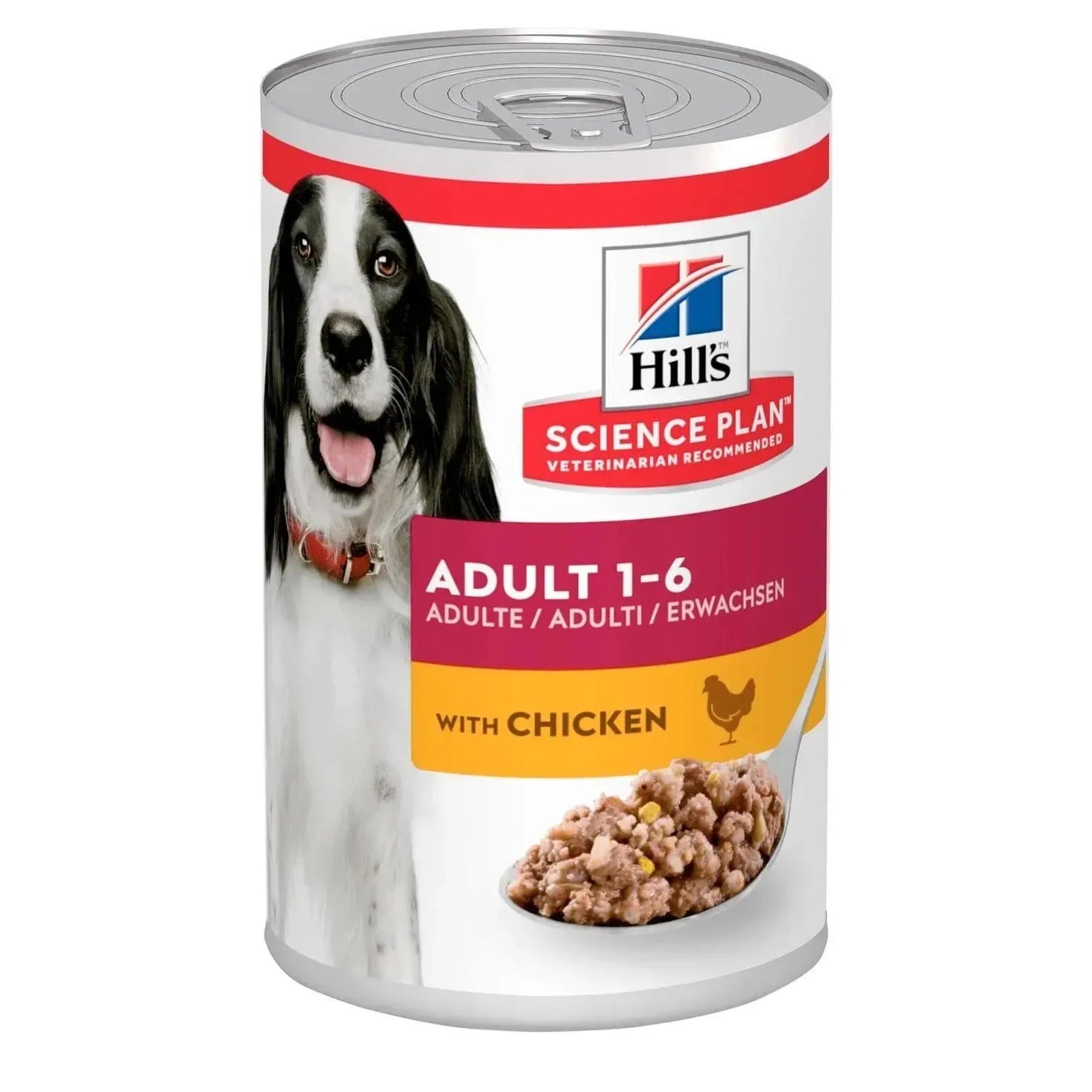 Hill's Adult 1-6 Hund - Dosen - Hill's Science Plan - Marigin AG Onlineshop für Tierbedarf Hill's Adult 1-6 Hund - Dosen - Huhn / 12x370g Futter