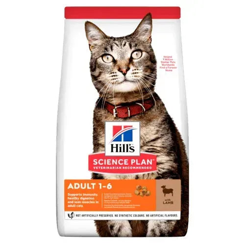 Hill's Adult 1-6 - Katze - Hill's Science Plan - Marigin AG Onlineshop für Tierbedarf Hill's Adult 1-6 - Katze - 1.5kg / Lamm & Reis Futter