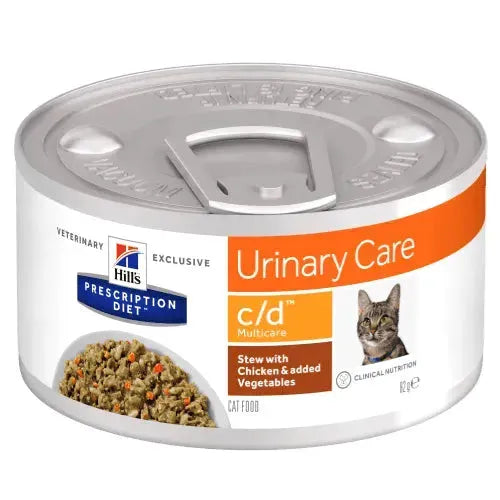 Hill's c/d Katze - Ragout Dose - Hill's Prescription Diet - Marigin AG Onlineshop für Tierbedarf Hill's c/d Katze - Ragout Dose - 82g Futter