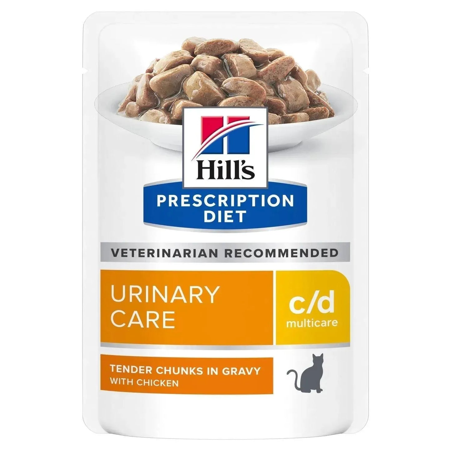 Hill's c/d Multicare Katze - Beutel - Hill's Prescription Diet - Marigin AG Onlineshop für Tierbedarf Hill's c/d Multicare Katze - Beutel - Huhn / 1 x 12 x 85g Futter
