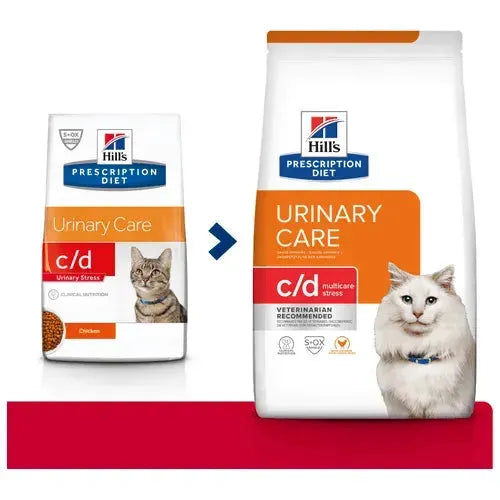 Hill's c/d Urinary Stress - Katze - Hill's Prescription Diet - Marigin AG Onlineshop für Tierbedarf Hill's c/d Urinary Stress - Katze - 1.5kg / Huhn Futter