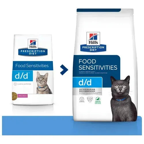 Hill's d/d - Katze - Hill's Prescription Diet - Marigin AG Onlineshop für Tierbedarf Hill's d/d - Katze - 1.5kg Futter