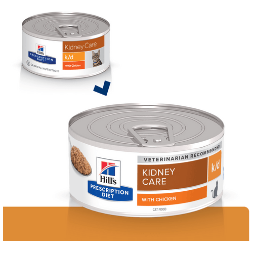 Hill's Feline k/d - Dose - Hill's Prescription Diet - Marigin AG Onlineshop für Tierbedarf Hill's Feline k/d - Dose - Dose à 156g Futter