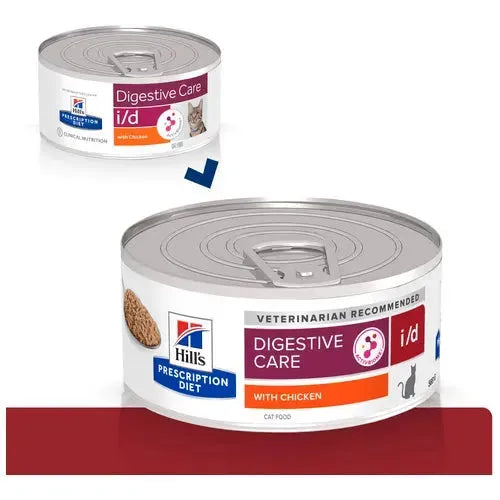 Hill's i/d Katze - Dosen - Hill's Prescription Diet - Marigin AG Onlineshop für Tierbedarf Hill's i/d Katze - Dosen - Huhn / 156g Futter