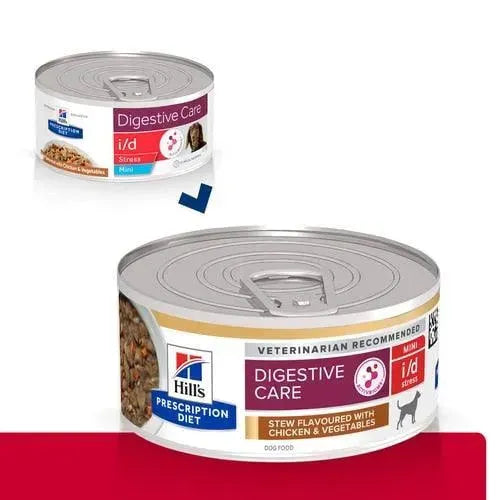 Hill's i/d Stress Hund - Dose Ragout - Hill's Prescription Diet - Marigin AG Onlineshop für Tierbedarf Hill's i/d Stress Hund - Dose Ragout - 156g Futter